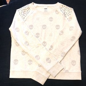 Victoria’s Secret PINK crewneck, grey, Size small